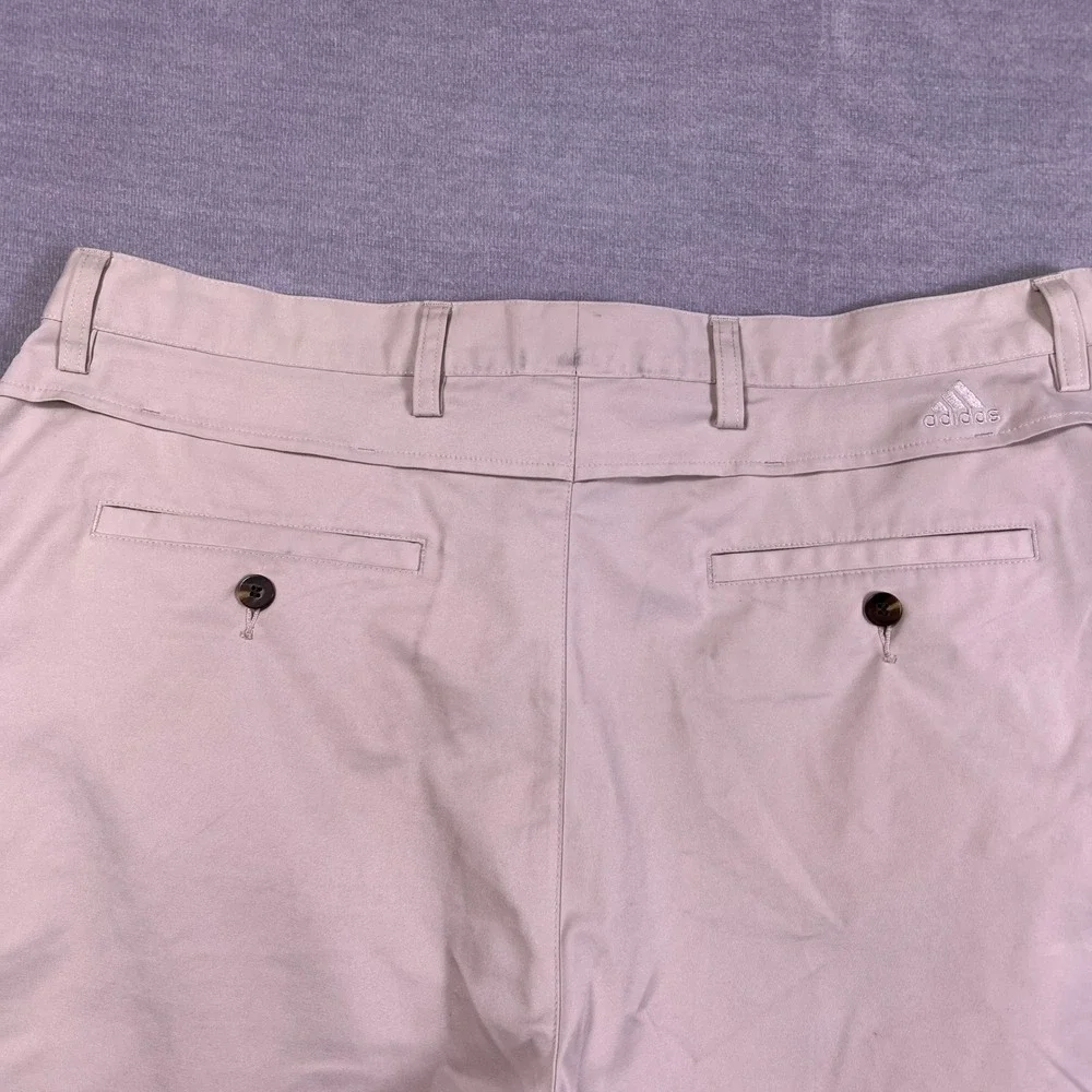 Adidas‎ ClimaCool Stretch Mid Rise Golf Shorts Mens 38 Khaki Tan AE7002